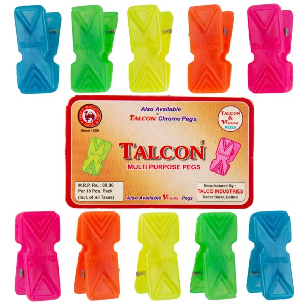 Talcon Plastic Cloth Clips