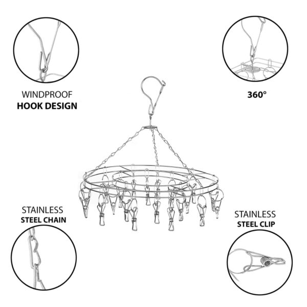 Stainless Steel Clip Hanger - Image 4