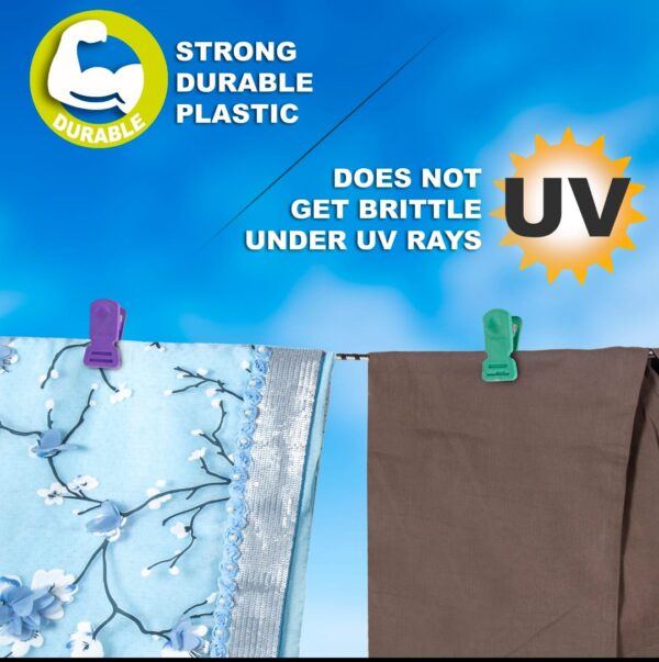 V-Hang Plastic Cloth Clip - Image 2