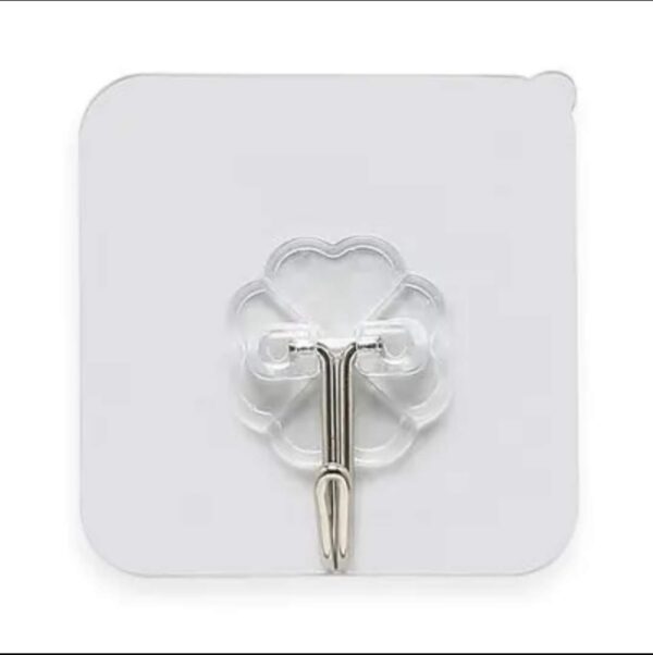Transparent Adhesive Wall Hooks - Damage-Free and Versatile - Image 13