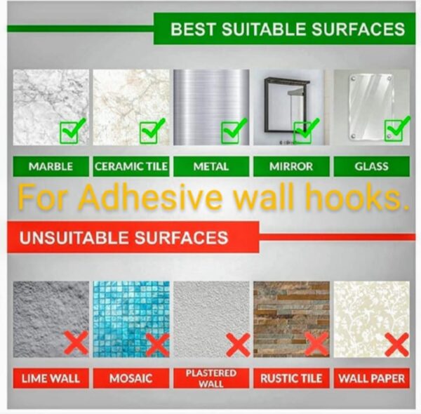 Transparent Adhesive Wall Hooks - Damage-Free and Versatile - Image 4