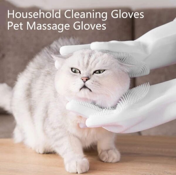 Silicon Washing Gloves - Image 2