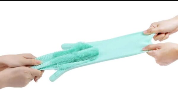 Silicon Washing Gloves - Image 4