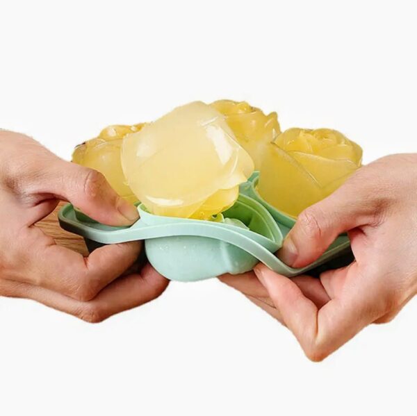 Silicone Ice Tray - Rose Shape - Image 5